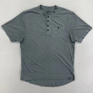 Patagonia Capilene Cool Trail Henley T-Shirt Herren Medium Grey Lightweight SS Tee - Bild 1 von 11