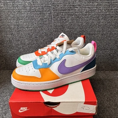 Nike Court Borough Low Recraft GS Sz 6Y Sz 7 .5 Womens MultiColor Casual Shoes - Image 1 of 4