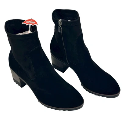 Botas impermeables Blondo Rosalyn negras gamuza tacón grueso para mujer talla 10M nuevas $160 Foto 1 de 4