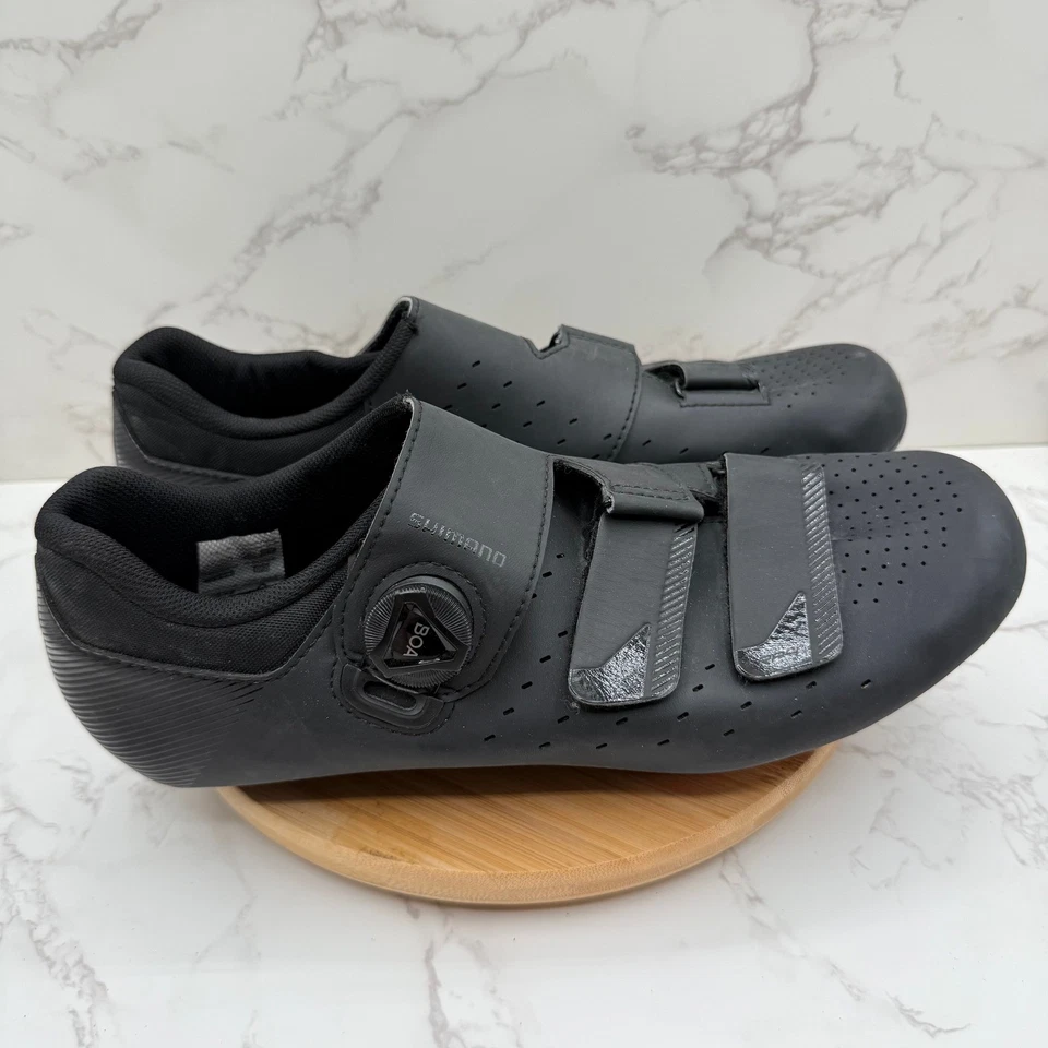 Zapatos de ciclismo de carretera Shimano SHRP400M esfera BOA triatletas hombres talla 10,5 negros Foto 1 de 4