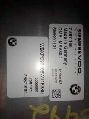 Módulo de control electrónico ECM del motor 3,0 L motor N51 compatible con 08-11 BMW 128i Foto 1 de 4