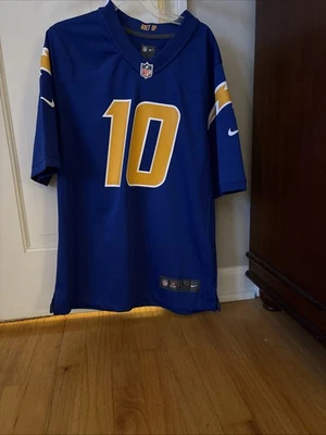 Nike Justin Herbert Bolt-Up Royal Blue Los Angeles Chargers Jersey, Youth Large - Image 1 of 4