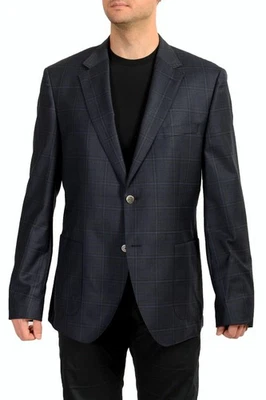 Hugo Boss Men's Janson6 Regular Fit 100% Wool Two Button Blazer US 38R IT 48R - Image 1 of 4