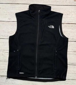 North Face Windfall Vest Fleece Full Zip Men’s Sz M Black - Picture 1 of 12