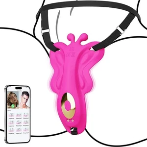 APP Remote Control Vibrating Wearable Panties C-String Sexy Underwear UK' - Picture 1 of 15