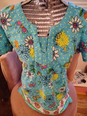 Peaches Women Scrub Top - Image 1 of 4