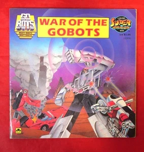 Gobots Book War of the GOBOTS Paperback GOLDEN Super Adventure Book - Picture 1 of 2