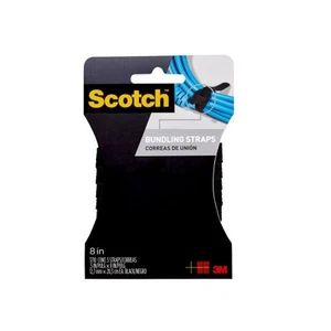 Scotch Bundling Wraps & Straps: 1/2 pollice larghezza (nero) - Foto 1 di 9