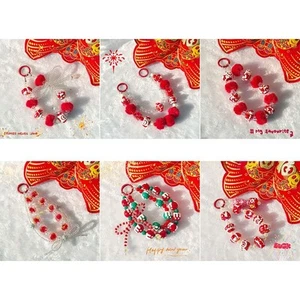 Hand-painted Bead Mobile Phone Chain DIY Bag Hanging Bracelet Bag - Photo 1 sur 18