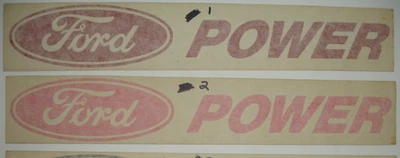FORD POWER Professional wet decal sticker Detail Car CHOOSE COLOR 11"x1.75" logo - Image 1 of 4