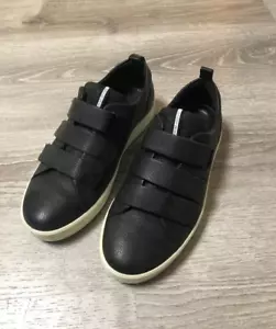 Ecco Womens Danish Design Black Soft Leather 3 Strap Shoe Size 5 US 36 EU - Picture 1 of 4