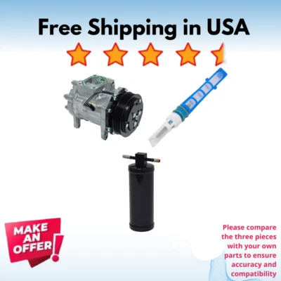 Kit Compresor A/C Fit Ford Country Squire 1989-1990, LTD Crown Victoria 1989-91 Foto 1 de 4