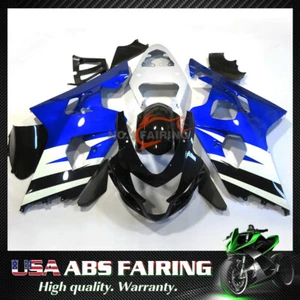 Kit de carenado de carrocería azul ABS para Suzuki GSXR600 04-05 / GSXR750 2004 2005 K4 - Imagen 1 de 8
