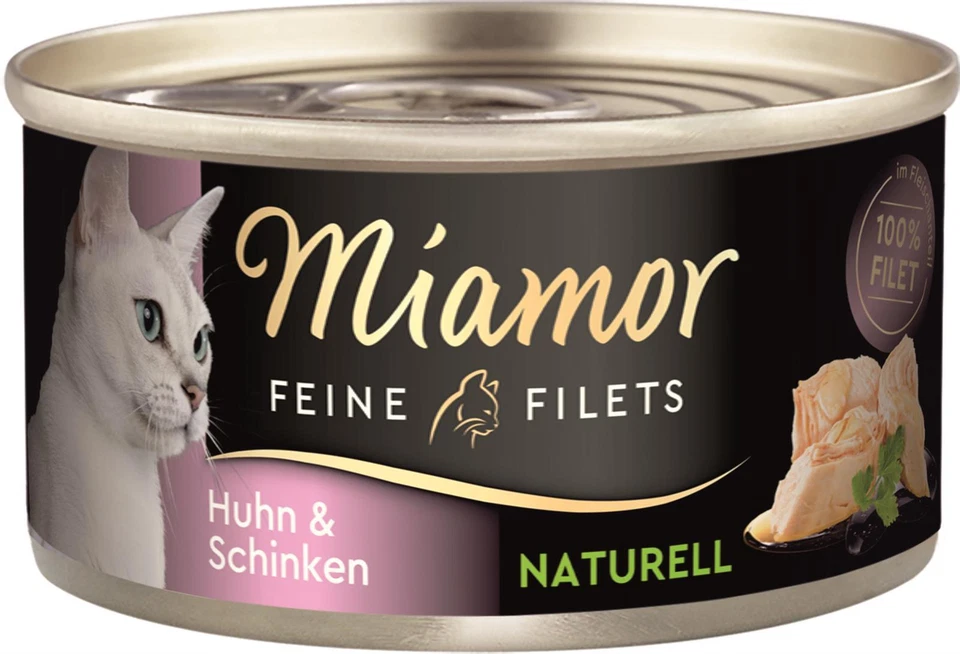 Miamor Feine Filets Naturelle Huhn Schinken 24x 80g Nassfutter Katzenfutter - Bild 1 von 1