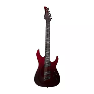Schecter Reaper 7 Elite Multiscale 7 String Electric Guitar R-H Blood Burst - Picture 1 of 12