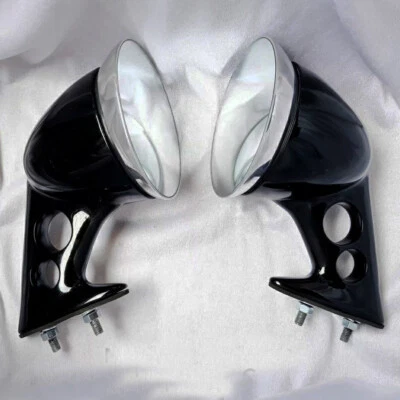 FOR Mazda Savanna 808 818 RX-3 Pickup FA2 FA3 4 R100 FENDER MIRROR BLACK CHROME - Изображение 1 из 4