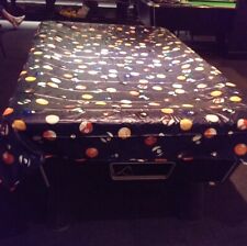 Rosetta 6ft & 7ft Bola Diseño Impermeable Billar Snooker Billar Funda Mesa Azul