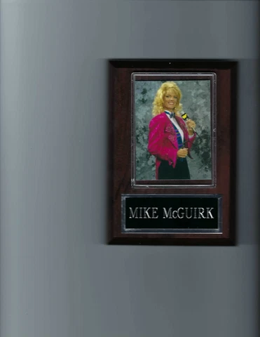 MIKE McGUIRK PLAQUE WRESTLING WWF Cover