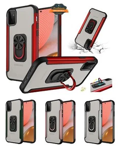 For Samsung Galaxy S22 Ultra Clear Stand Design Hybrid Ring Holder Case Cover - Picture 1 of 28