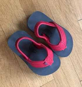 Rainbow Sandals Kid's Grombow's Soft Top Rubber w/Neoprene Strap, Red Grey - Picture 1 of 4