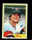 1981 TOPPS #278 RICK SOFIELD NM TWINS NICELY CENTERED *X100795