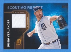 2016 Topps Scouting Report Relics #JVE Justin Verlander Tigers - Bild 1 von 1