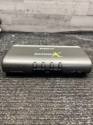 Used IOGear Extreme MiniView 4-Port USB PS/2 KVM Switch GCS1734 No AC Adapter  - Image 1 of 4