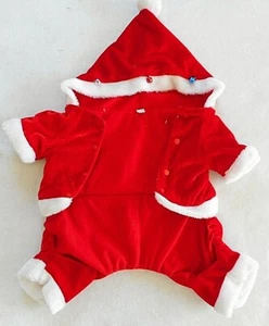 Santa Suit Dog Coat - Picture 1 of 3