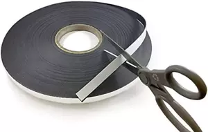 Self Adhesive Flexible Double Sided Magnetic Tape, 1/2 Inch Wide, 1/16Th Inch Th - Picture 1 of 4