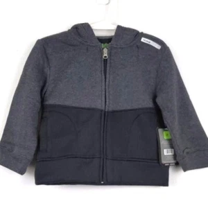 Giacca RBX ragazzo con cappuccio grigio e nero full zip taglia 2T (nuova con etichetta) - Foto 1 di 9