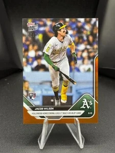 Jacob Wilson RC Topps Now Hollywood Homecoming #177 lámina naranja/25 - Imagen 1 de 4