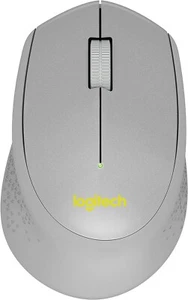 Logitech M330 SILENT PLUS Wireless Mouse with USB Nano Receiver Gray - Picture 1 of 4