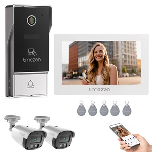 WLAN 2MP Video Türsprechanlage Gegensprechanlage mit 7'' Touch TFT mit 2x KAMERA - Bild 1 von 12