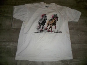 Screen Stars Best Single Stitch Canterbury Downs T-Shirt Tee Sz XL Horse Racing - Picture 1 of 8