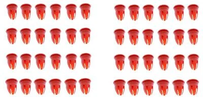 48 X Clip de moldura de carrocería de puerta rojo largo alemán OEM Mercedes 001 988 20 81 Foto 1 de 3