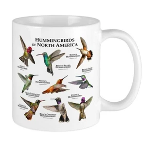 CafePress Hummingbirds Of North America Mug 11 oz Ceramic Mug (580600457) - Picture 1 of 37