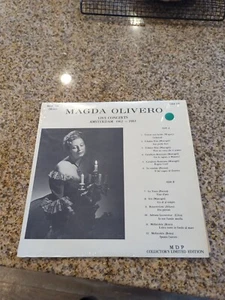 45 - Magda Olivero Live Concerts Amsterdam MDP 021 LP Mono Private Label - Picture 1 of 3