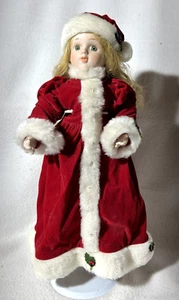 House of Lloyd - Porcellana - Bambola Babbo Natale Vacanze - Cappotto e cappello rosso - Collezione - Foto 1 di 8