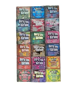 Karaoke Cds Big Bundle Lot of 18 Party Tyme Karaoke Vintage W! Vase - Picture 1 of 2