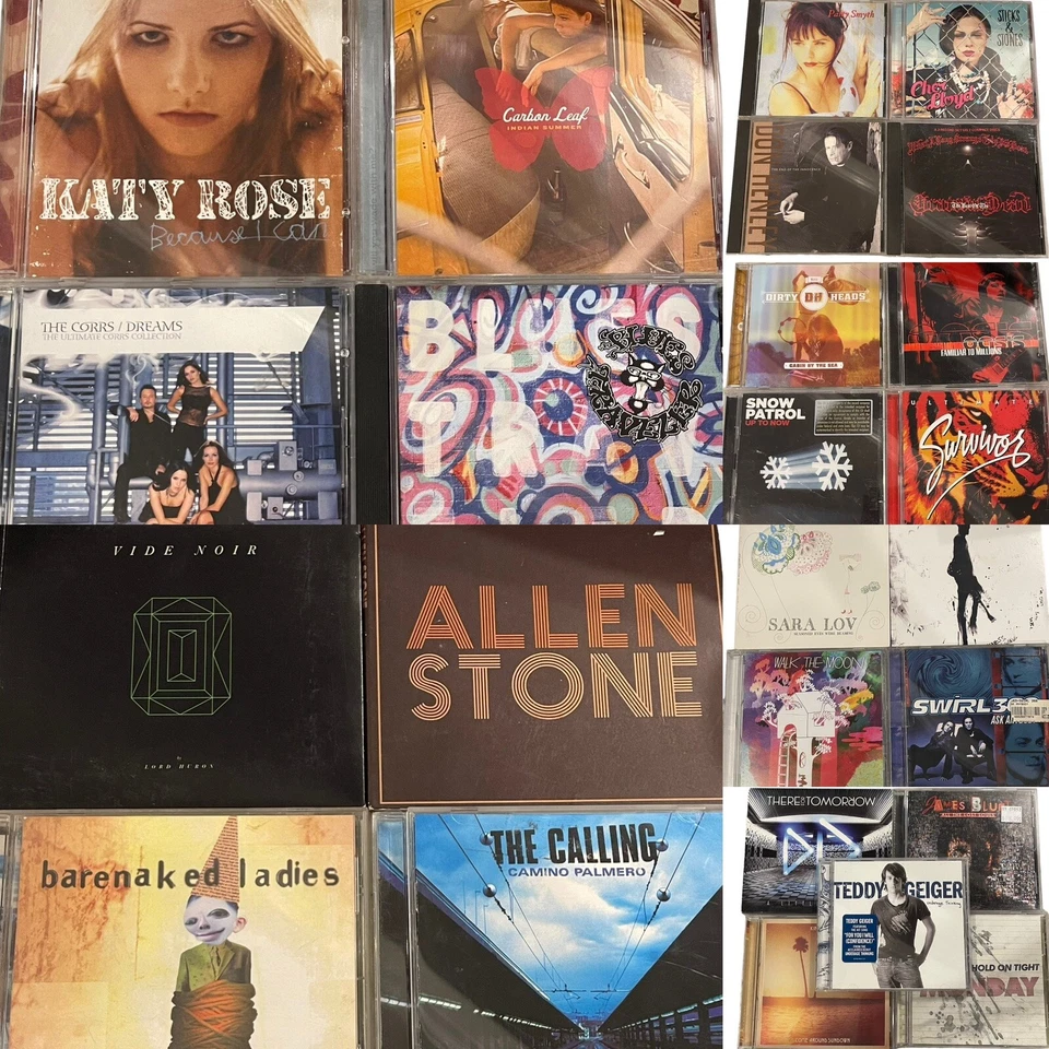 Alternative, Rock CD Lot 25 Bare Naked Ladies Snow Patrol Oasis Survivor Corrs - Imagem 1 de 4