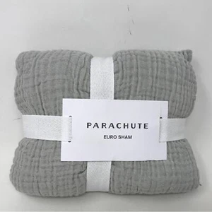 Parachute Gauze Euro Sham Throw, OS - Mist Grey - Picture 1 of 7