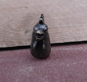 Chicken ROOSTER Head Knob Oil Rub Bronze Metal Drawer PullFarmhouse DIY Hardware - Picture 1 of 6