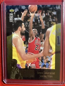 Michael Jordan 1995 UD Collectors Choice #JC9 JORDAN COLLECTION Chicago Bulls - Picture 1 of 2