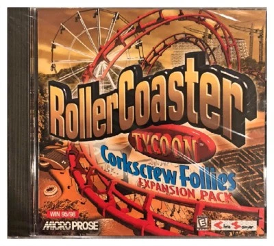 Roller Coaster Tycoon Corkscrew Follies Pc Brand New Expansion For Original RCT - Image 1 of 2