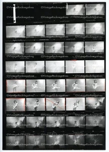 Hoja de contacto PRINCE Lovesexy NYC 1988 - IMPRESIÓN DE ARCHIVO PROFESIONAL (11"x14") - INVISIBLE - Imagen 1 de 1