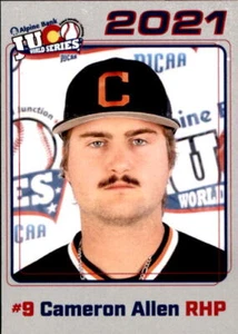 2021 Cowley Tigers Juco Cards #2 Cameron Allen Oklahoma City OK NM Baseballkarte - Bild 1 von 2