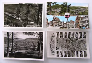 4 x NAGOLD Nagoldtal Schwarzwald Ansichtskarten ~1960 Postkarten Postcards Lot - Bild 1 von 2