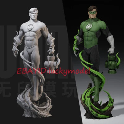 Impressão 3D objetos sem pintura Marvel Green Lantern modelo soldado em escala 1/18 em estoque - Imagem 1 de 4