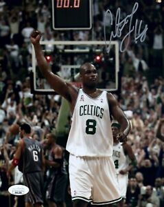 ANTOINE WALKER Autograph Signed 8x10 Photo #12 NBA CELTICS HEAT ALL STAR JSA COA