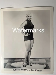 BONNIE WATSON 8x10 PROMO PHOTO GIRL WOMAN LADY WRESTLER WRESTLING VINTAGE - Picture 1 of 2